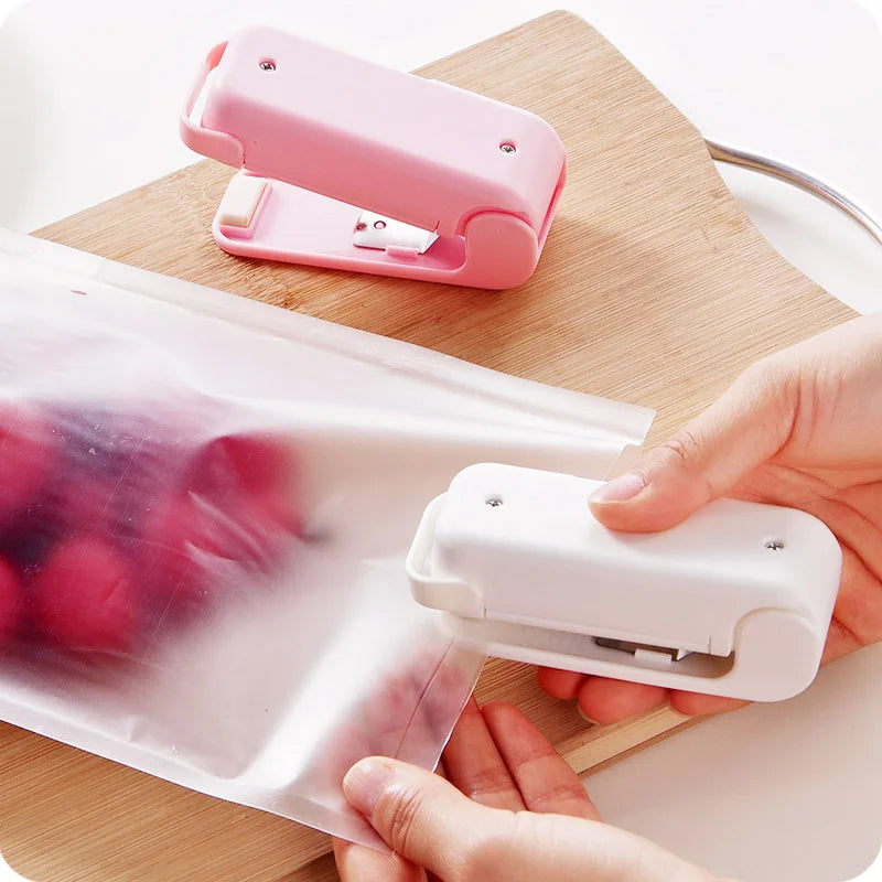 Mini máquina de selagem para sacos de alimentos